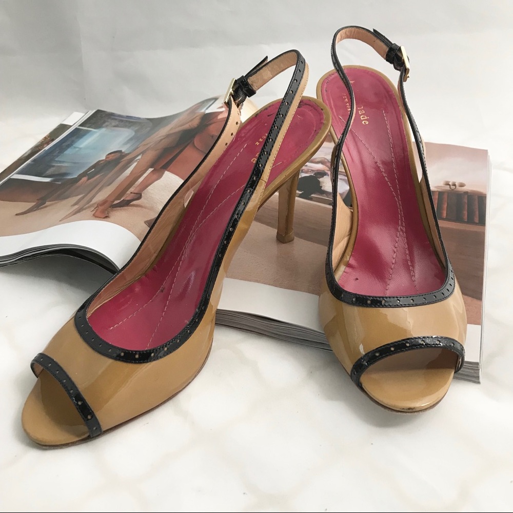 Kate Spade Emmy Heeled Sandals Slingback Open Toe